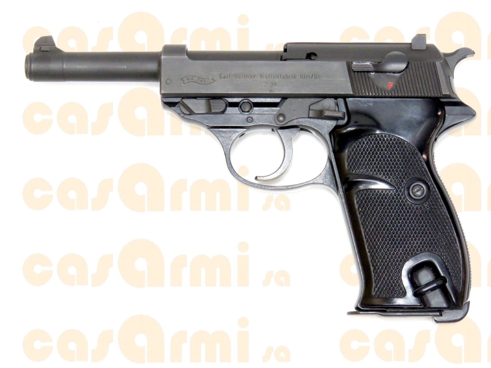 Walther mod. P38, con secondo caricatore e valigetta in aluminio 9 Para